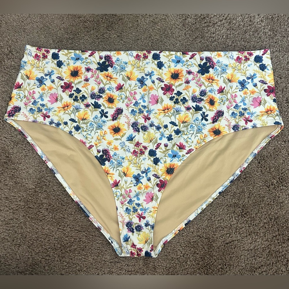 Old Navy Floral Print Bikini Bottoms